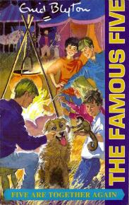 English bookcover: "Five are together again"