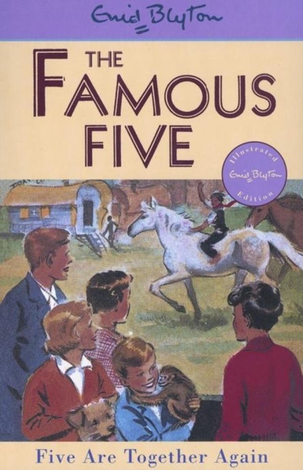English bookcover: "Five are together again"