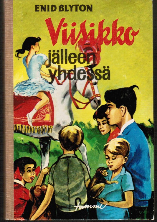 Finnish bookcover: "Viisikko jälleen yhdessä"