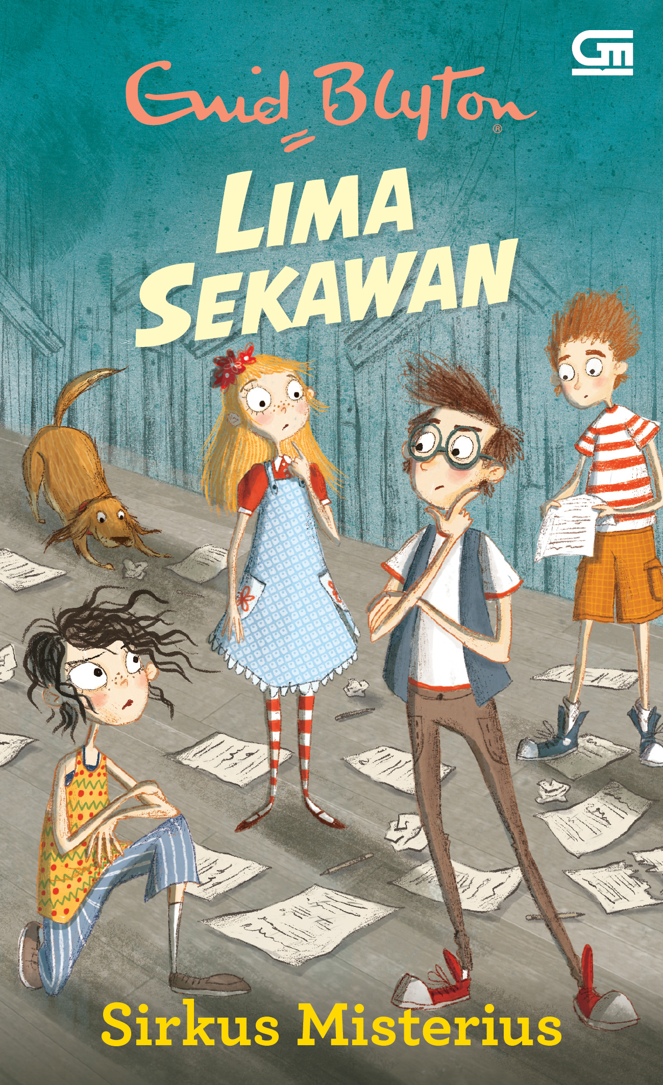 Indonesian bookcover: "Seri Lima Sekawan: Sirkus Misterius"