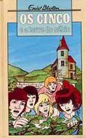 Portuguese bookcover: "Os Cinco e a Torre do Sábio / Os Cinco e o cientista distraído"