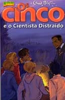 Portuguese bookcover: "Os Cinco e a Torre do Sábio / Os Cinco e o cientista distraído"