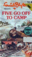englisches Videocover der 1978er TV-Serie: "Five go off to camp"