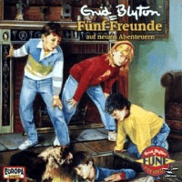 deutsches Hörspielcover: "Fünf Freunde auf neuen Abenteuern"