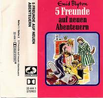 deutsches Hörspielcover: "Fünf Freunde auf neuen Abenteuern"