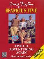 englisches Hörspielcover: "Five go adventuring again"