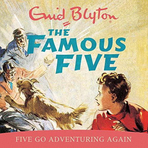 englisches Hörspielcover: "Five go adventuring again"