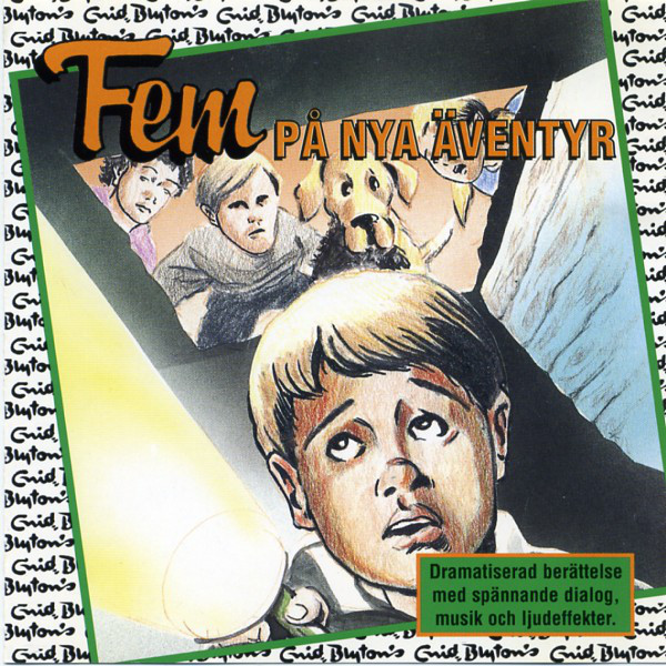 schwedisches Hörspielcover: "Fem på nya äventyr"