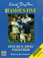 englisches Hörspielcover: "Five run away together"