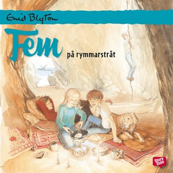 schwedisches Hörspielcover: "Fem på rymmarstråt"