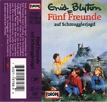 deutsches H�rspielcover: "F�nf Freunde auf Schmugglerjagd" (D)