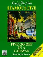 englisches Hörspielcover: "Five go off in a caravan"