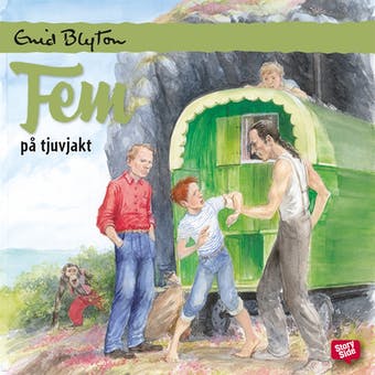 schwedisches Hörspielcover: "Fem på tjuvjakt"