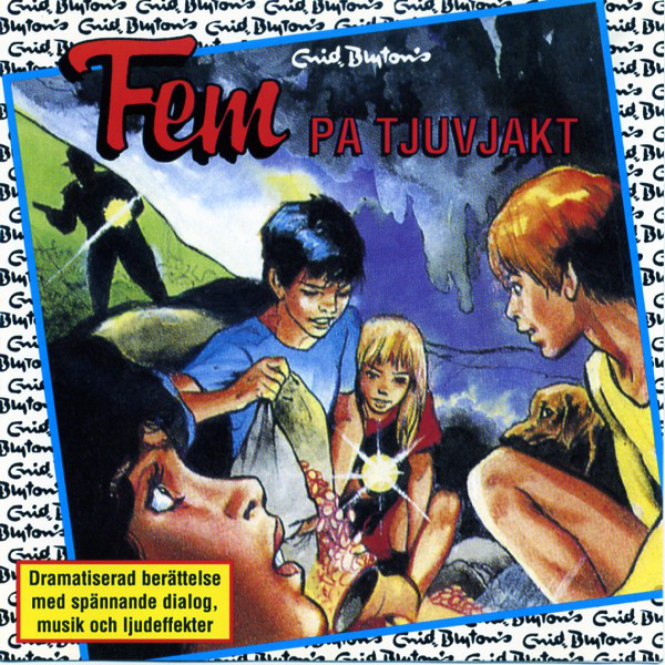 schwedisches Hörspielcover: "Fem på tjuvjakt"