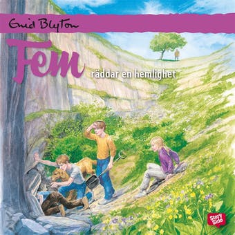 Swedish radio-playcover: "Fem räddar en hemlighet"