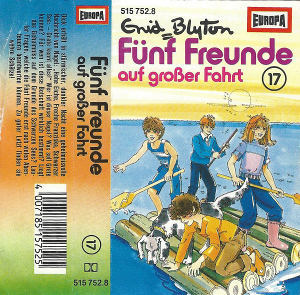 German radio-playcover: "Fünf Freunde auf großer Fahrt"