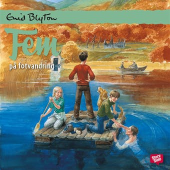 Swedish radio-playcover: "Fem på fotvandring"