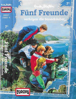 German radio-playcover: "Fünf Freunde verfolgen die Strandräuber"