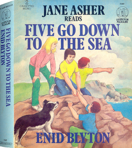 English radio-playcover: "Five go down to the sea"