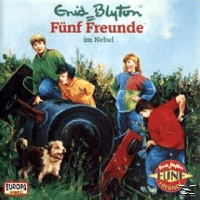 deutsches Hörspielcover: "Fünf Freunde im Nebel"