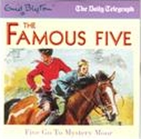 englisches Hörspielcover: "Five go to Mystery Moor"