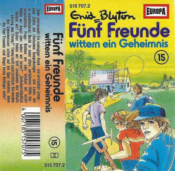 German radio-playcover: "Fünf Freunde wittern ein Geheimnis"