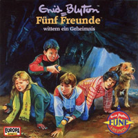 German radio-playcover: "Fünf Freunde wittern ein Geheimnis"