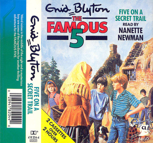 English radio-playcover: "Five on a secret trail"