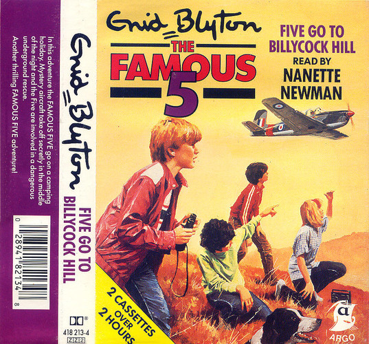 englisches Hörspielcover: "Five go to Billycock Hill"