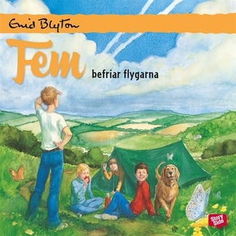 schwedisches Hörspielcover: "Vi Fem - Räddar flygarna / Fem befriar flygarna"