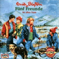 German radio-playcover: "Fünf Freunde im alten Turm"