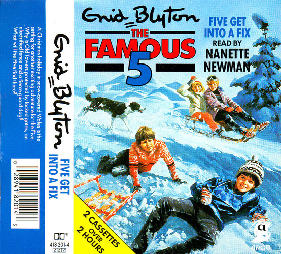 English radio-playcover: "Five get into a fix"