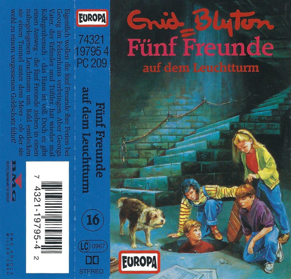 German radio-playcover: "Fünf Freunde auf dem Leuchtturm"