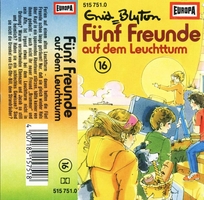 German radio-playcover: "Fünf Freunde auf dem Leuchtturm"