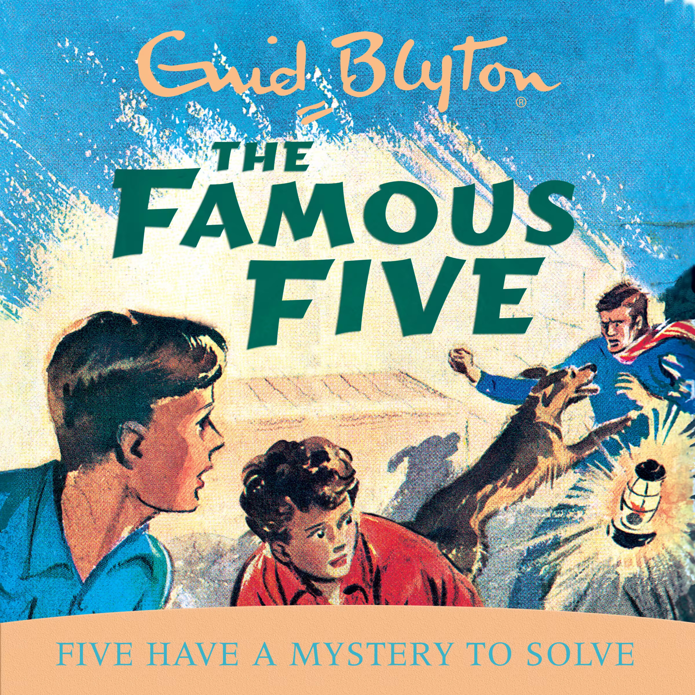 English radio-playcover: "Five have a mystery to solve"