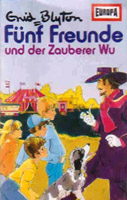 German radio-playcover: "Fünf Freunde und der Zauberer Wu"