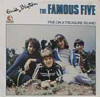 englisches Langspielplatte - LPcover: "Five on a treasure island"