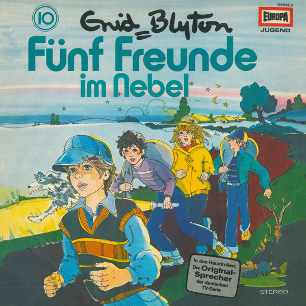 deutsches Langspielplatte - LPcover: "Fünf Freunde im Nebel"
