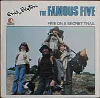 English LPcover: "Five on a secret trail"
