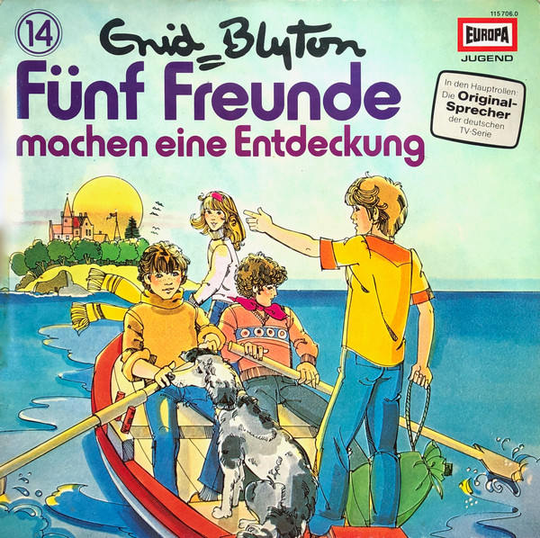 German LPcover: "Fünf Freunde machen eine Entdeckung"