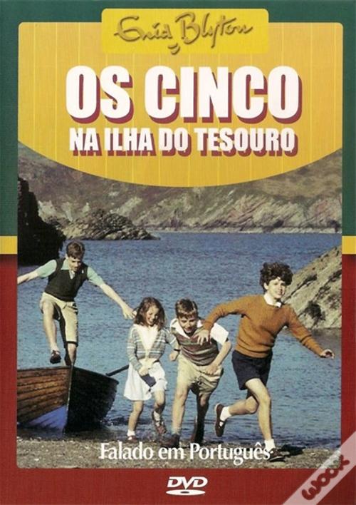 portugiesisches Videocover der 1996er TV-Serie: "Os Cinco na Ilha do Tesouro"