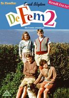 dänisches Videocover der 1996er TV-Serie: "De fem i smuglerreden / De 5 i smuglernes hus"