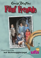 deutsches Videocover der 1996er TV-Serie: "Fünf Freunde auf Schmugglerjagd"