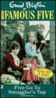 englisches Videocover der 1996er TV-Serie: "Five go to Smuggler´s top"