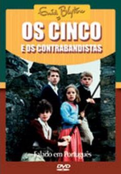 portugiesisches Videocover der 1996er TV-Serie: "Os Cinco e o os Contrabandistas"