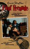 German 96s videocover: "Fünf Freunde geraten in Schwierigkeiten"