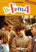 Danish 96s videocover: "De fem på den hviskende ø / De 5 løser et mysteruim"