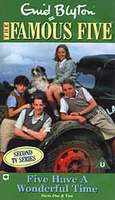 englisches Videocover der 1996er TV-Serie: "Five have a wonderful time"