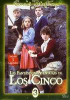 Spanish 96s videocover: "Los Cinco en la granja Finniston"