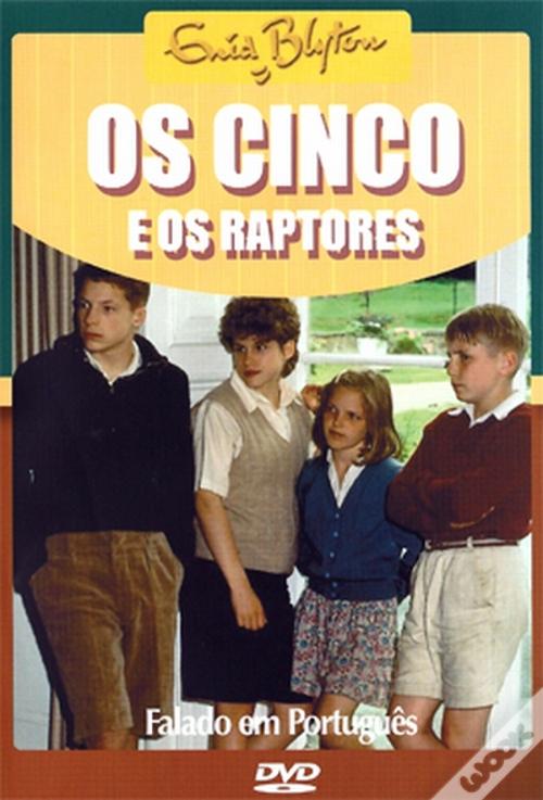 Portuguese 96s videocover: "Os Cinco e os Raptores / Os cinco numa aventura american"